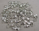 Snap Bails Silver Tone 7x3mm 150pcs (C065)
