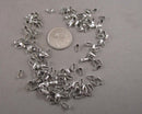Snap Bails Silver Tone 7x3mm 150pcs (C065)