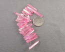 Pink Aura Quartz Points (Drilled) (C101)