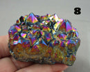 You Choose!  Rainbow Aura Quartz Crystal Cluster 1pc