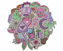 Cute & Spooky Sticker Pack - Waterproof PVC Stickers 50pc J249