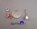 Greek Evil Eye Protection Zipper Pulls 1pc (Random Colors) C291