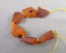 Amber Raw Nugget Beads C502