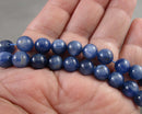Premium Blue Kyanite Round Beads (Various Sizes)