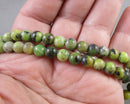 Green Serpentine Gemstone Beads Various Sizes