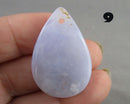 You Choose!  Blue Lace Agate Drilled Pendants