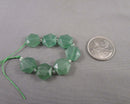 Hexagon Cut Aventurine Beads 12mm C105
