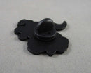 Purple Dinosaur with Pink Cowboy Hat Enamel Pin 1pc BIN 51
