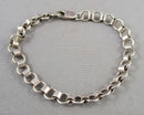 Rolo Chain Bracelet Sterling Silver 925 (Vintage) H078-16