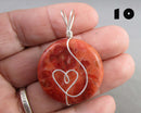 You Choose!  Handmade Wire Wrapped Pendants by Tegan!