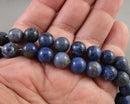 Dumortierite Beads Round (Various Sizes)