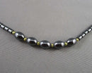 Hematite Necklace Vintage H007-5