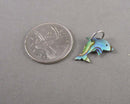 Abalone Shell Dolphin Pendant H007-14
