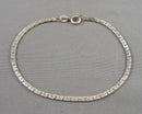 Oval Link Chain Bracelet Sterling Silver 925 (Vintage) H007-15