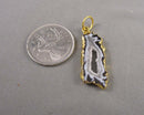 Agate Geode Pendant (Vintage) B007-16