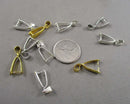 Mixed Color Pinch Bails 19x5mm 8pcs (1717)