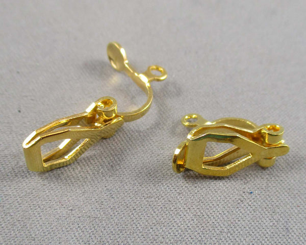 75% OFF!! Clip-on Earrings Gold Tone 8 pairs (0123)