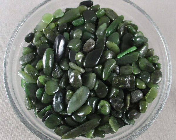 Nephrite Jade Large Chips (Undrilled) 100 grams (H021**)
