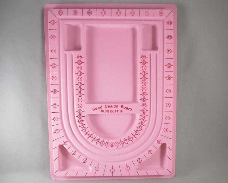 Plastic Bead Design Board Tray (Pink or Grey)
