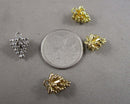 Pine Cone Charms Mixed Color 4pc (5057)