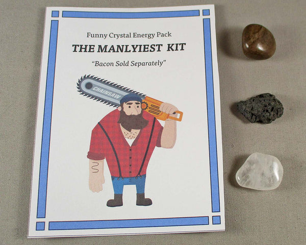 50% OFF!  "The Manliest Kit!" Funny Crystal Energy Kit A515