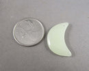 Glow in the Dark Moon Bead Synth. Gemstone 25mm 1pc (6068)