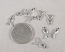 50% OFF! Silver Ribbon Charm 25pcs (2448)