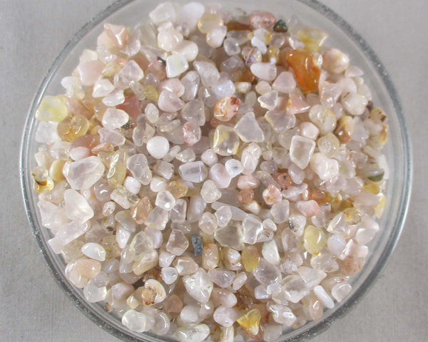 Flower Agate Stone Chips (Undrilled) 100 Grams (H023**)