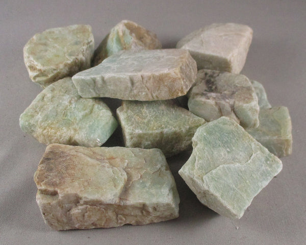 35% OFF!  Amazonite Stones Raw (Medium) 2pcs H123**