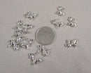 50% OFF!! Bunny Rabbit Charms Silver Tone 12pcs (0977)