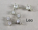 CZ Zodiac Constellation Charms (Astrological) 1pc