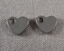 50% OFF! Heart Charms Stainless Steel 14pcs (1448)