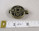 75% OFF!  Antique Bronze Tone Swirl Diffuser Pendant 1pc (2346)