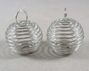 Silver Tone Cages for Stones 21x19mm 10pcs 4020**