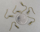 50% OFF! Fish Hook Earrings Brass Tone 20 pairs (2040)
