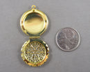 60% OFF!! Gold Tone Diffuser Pendant 1pc 27mm (1416)
