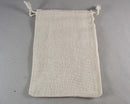 40% OFF!  Plain Cotton Bag for Gemstones 18x13cm
