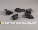 Gold Sheen Obsidian Stones Raw 3pcs H093**