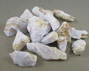 Blue Lace Agate Stone Raw 3pcs J193**