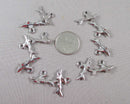 65% OFF!! Shark Charm Silver Tone 12pcs (0160)