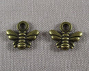 40% OFF!! Bee Charm Antique Bronze 20pcs C076
