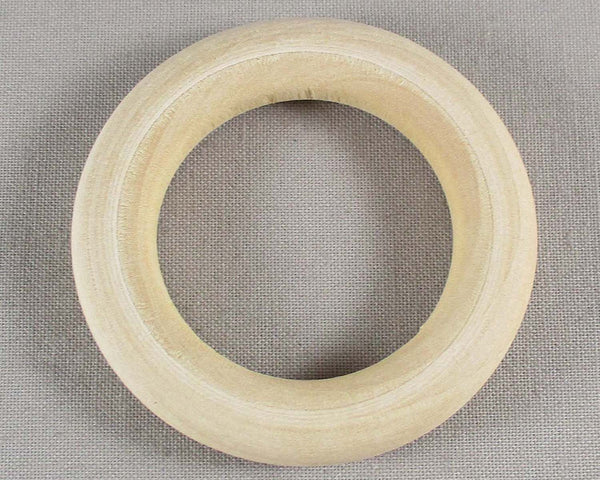 Wood Ring for Macramé 59x10mm