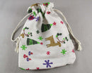 50% OFF!  Christmas Gift Bag - Reindeers 18x13cm 1pc (3083)