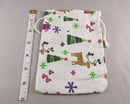 50% OFF!  Christmas Gift Bag - Reindeers 18x13cm 1pc (3083)