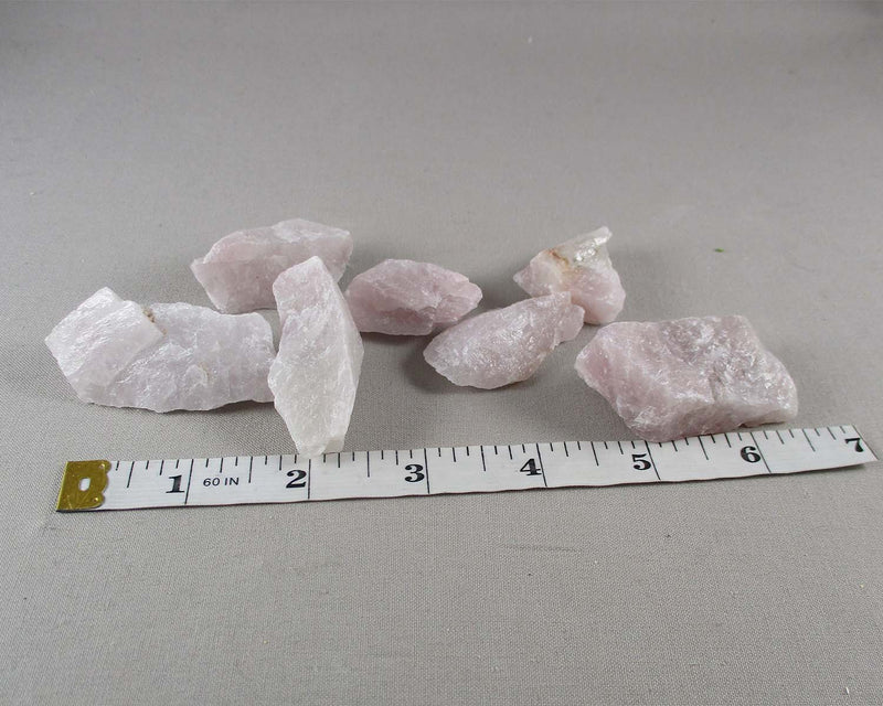 Pink Kunzite Crystals Raw 3pc H134**