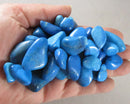 Blue Howlite Polished Stones (Small) 5pcs Z043