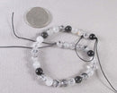 Tourmaline in Quartz Round Beads Various Sizes