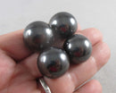Magnetic Hematite Spheres 2pcs G064