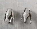 60% OFF!! Bell Caps Silver Tone 26pcs (1864)