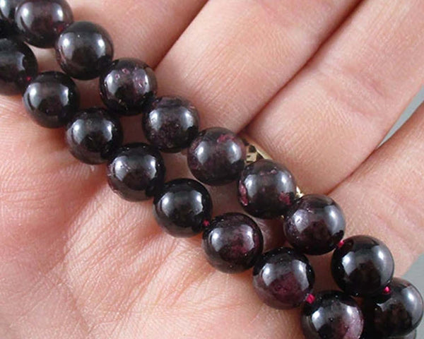 Garnet Beads Round Various Sizes